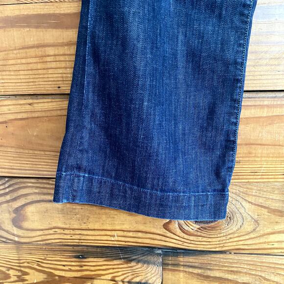 Citizens of Humanity Cadet Stretch dark wash wide leg  jeans size 29 - Picture 6 of 9